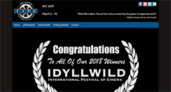 Desktop Screenshot of idyllwildcinemafest.com