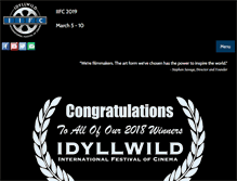Tablet Screenshot of idyllwildcinemafest.com
